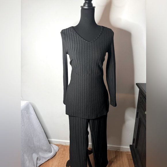 Casual ribbed two piece set - Picture 4 of 6